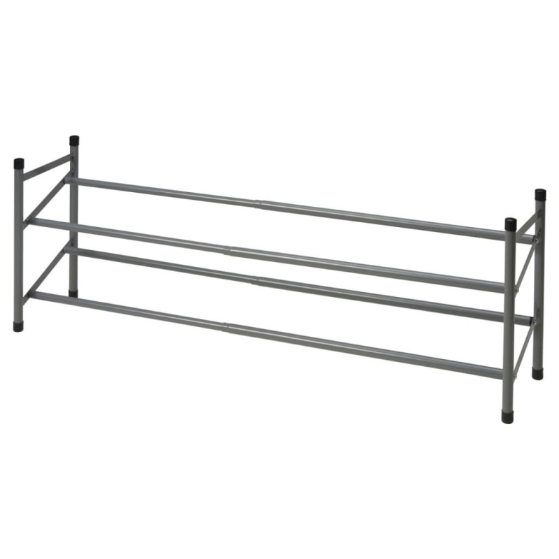 Storage solutions Estantería zapatero con 2 niveles (61-115)x23x38 cm Storage solutions Estantería zapatero con 2 niveles (61-115)x23x38 cm