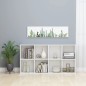 vidaXL Estantería/Aparador contrachapada blanco brillo 66x30x130 cm vidaXL Estantería/Aparador contrachapada blanco brillo 66x30x130 cm