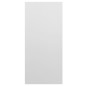 vidaXL Estantería/Aparador contrachapada blanco brillo 66x30x130 cm vidaXL Estantería/Aparador contrachapada blanco brillo 66x30x130 cm