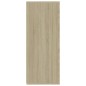 vidaXL Aparador madera contrachapada roble Sonoma 105x30x75 cm vidaXL Aparador madera contrachapada roble Sonoma 105x30x75 cm