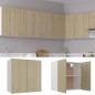 vidaXL Armario colgante cocina contrachapada roble 60x31x60 cm