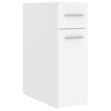 vidaXL Armario de boticario madera contrachapada blanco 20x45,5x60 cm