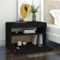vidaXL Muebles de TV con luces LED 2 uds negro 60x35x40 cm