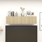 vidaXL Muebles de salón de pared 4 uds roble Sonoma 30,5x30x30 cm vidaXL Muebles de salón de pared 4 uds roble Sonoma 30,5x30x30 cm