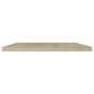 vidaXL Estante estantería 4uds contrachapada roble Sonoma 100x20x1,5cm