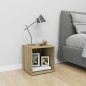 vidaXL Mueble para TV madera contrachapada roble Sonoma 37x35x37 cm vidaXL Mueble para TV madera contrachapada roble Sonoma 37x35x37 cm