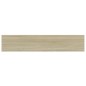 vidaXL Estante estantería 4uds contrachapada roble Sonoma 100x20x1,5cm