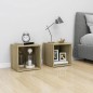 vidaXL Mueble para TV madera contrachapada roble Sonoma 37x35x37 cm vidaXL Mueble para TV madera contrachapada roble Sonoma 37x35x37 cm