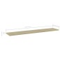 vidaXL Estante estantería 4uds contrachapada roble Sonoma 100x20x1,5cm