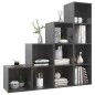 vidaXL Muebles de salón 4 piezas madera de ingeniería gris brillo vidaXL Muebles de salón 4 piezas madera de ingeniería gris brillo