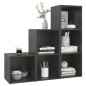 vidaXL Muebles de salón 3 piezas madera de ingeniería gris