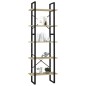 vidaXL Estantería 5 niveles madera de ingeniería Sonoma 60x30x175 cm vidaXL Estantería 5 niveles madera de ingeniería Sonoma 60x30x175 cm