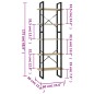 vidaXL Estantería 5 niveles madera de ingeniería Sonoma 60x30x175 cm vidaXL Estantería 5 niveles madera de ingeniería Sonoma 60x30x175 cm