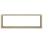 vidaXL Estante cubo pared 4uds contrachapado roble Sonoma 80x15x26,5cm vidaXL Estante cubo pared 4uds contrachapado roble Sonoma 80x15x26,5cm