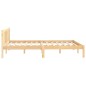 vidaXL Estructura de cama madera maciza de pino 135x190 cm vidaXL Estructura de cama madera maciza de pino 135x190 cm