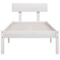 vidaXL Estructura de cama madera maciza de pino 90x200 cm vidaXL Estructura de cama madera maciza de pino 90x200 cm