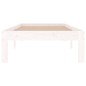 vidaXL Estructura de cama madera maciza individual pequeña 75x190 cm vidaXL Estructura de cama madera maciza individual pequeña 75x190 cm