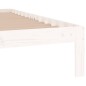 vidaXL Estructura de cama madera maciza individual pequeña 75x190 cm vidaXL Estructura de cama madera maciza individual pequeña 75x190 cm