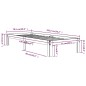 vidaXL Estructura de cama madera maciza individual pequeña 75x190 cm vidaXL Estructura de cama madera maciza individual pequeña 75x190 cm