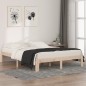 vidaXL Estructura de cama de madera maciza de pino 140x190 cm vidaXL Estructura de cama de madera maciza de pino 140x190 cm