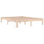 vidaXL Estructura de cama de madera maciza de pino 140x190 cm vidaXL Estructura de cama de madera maciza de pino 140x190 cm