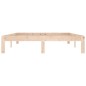 vidaXL Estructura de cama de madera maciza de pino 140x190 cm vidaXL Estructura de cama de madera maciza de pino 140x190 cm