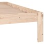 vidaXL Estructura de cama de madera maciza de pino 140x190 cm vidaXL Estructura de cama de madera maciza de pino 140x190 cm