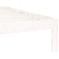 vidaXL Estructura de cama madera maciza de pino blanca 140x200 cm vidaXL Estructura de cama madera maciza de pino blanca 140x200 cm