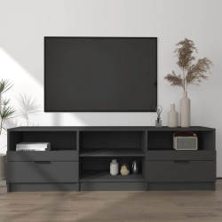 vidaXL Mueble para TV madera contrachapada negro 150x33,5x45 cm
