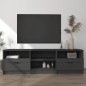 vidaXL Mueble para TV madera contrachapada negro 150x33,5x45 cm vidaXL Mueble para TV madera contrachapada negro 150x33,5x45 cm