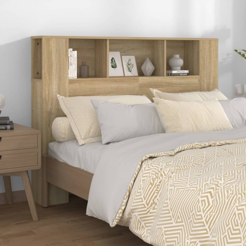 vidaXL Mueble cabecero color roble Sonoma 140x18,5x104,5 cm vidaXL Mueble cabecero color roble Sonoma 140x18,5x104,5 cm