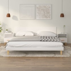 vidaXL Mesitas de noche 2 unidades blanco brillante 40x35x47 cm