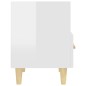 vidaXL Mesitas de noche 2 unidades blanco brillante 40x35x47 cm vidaXL Mesitas de noche 2 unidades blanco brillante 40x35x47 cm