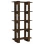 vidaXL Estantería madera contrachapada roble ahumado 80x30x160 cm vidaXL Estantería madera contrachapada roble ahumado 80x30x160 cm