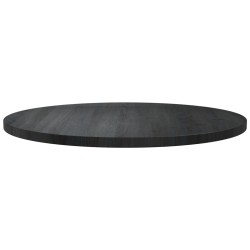 vidaXL Superficie de mesa madera maciza de pino negro Ø70x2,5 cm