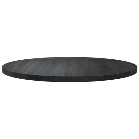 vidaXL Superficie de mesa madera maciza de pino negro Ø70x2,5 cm