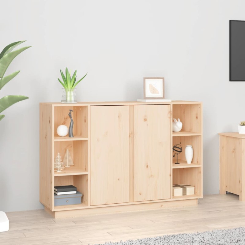 vidaXL Aparador de madera maciza de pino 120x35x80 cm vidaXL Aparador de madera maciza de pino 120x35x80 cm