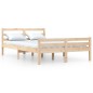 vidaXL Estructura de cama madera maciza 140x200 cm vidaXL Estructura de cama madera maciza 140x200 cm