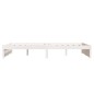 vidaXL Estructura cama doble pequeña madera maciza blanco 120x190 cm vidaXL Estructura cama doble pequeña madera maciza blanco 120x190 cm