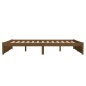 vidaXL Estructura de cama madera maciza marrón miel 160x200 cm vidaXL Estructura de cama madera maciza marrón miel 160x200 cm