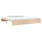 vidaXL Estructura de cama madera maciza 200x200 cm vidaXL Estructura de cama madera maciza 200x200 cm