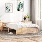 vidaXL Estructura de cama madera maciza 120x190 cm
