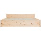 vidaXL Estructura de cama de madera maciza 160x200 cm vidaXL Estructura de cama de madera maciza 160x200 cm