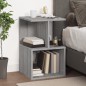 vidaXL Mesita de noche madera contrachapada gris Sonoma 35x35x55 cm vidaXL Mesita de noche madera contrachapada gris Sonoma 35x35x55 cm