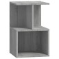 vidaXL Mesita de noche madera contrachapada gris Sonoma 35x35x55 cm vidaXL Mesita de noche madera contrachapada gris Sonoma 35x35x55 cm