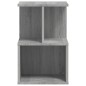 vidaXL Mesita de noche madera contrachapada gris Sonoma 35x35x55 cm vidaXL Mesita de noche madera contrachapada gris Sonoma 35x35x55 cm
