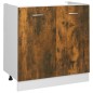 vidaXL Armario bajo fregadero madera ingeniería roble 80x46x81,5 cm vidaXL Armario bajo fregadero madera ingeniería roble 80x46x81,5 cm