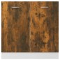 vidaXL Armario bajo fregadero madera ingeniería roble 80x46x81,5 cm vidaXL Armario bajo fregadero madera ingeniería roble 80x46x81,5 cm