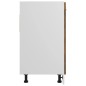 vidaXL Armario bajo fregadero madera ingeniería roble 80x46x81,5 cm vidaXL Armario bajo fregadero madera ingeniería roble 80x46x81,5 cm