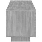 vidaXL Mueble de TV con luces LED gris Sonoma 160x35x40 cm